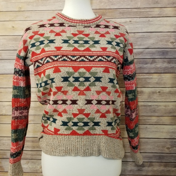 Aeropostale❤ Cute Aztec Design Knit Sweater - Picture 3 of 8
